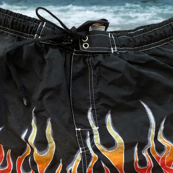 2/$25- BURNSIDE Mens Relaxed Fit Swimwear & Board Shorts - Picture 3 of 6